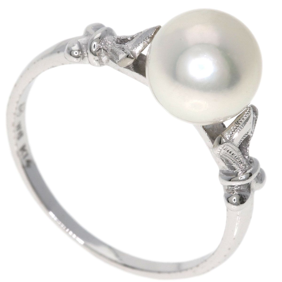 MIKIMOTO ミキモト パール 真珠 リング・指輪 K14WG レディース MIKIMOTO ミキモト パール 真珠 リング・指輪 K14WG レディース