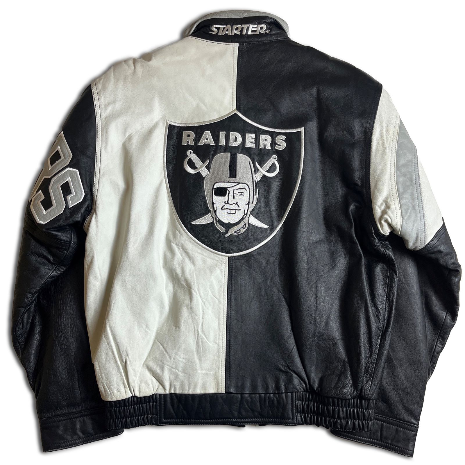 NFL RAIDERS レザー ジャケット Mサイズ 【公式通販】