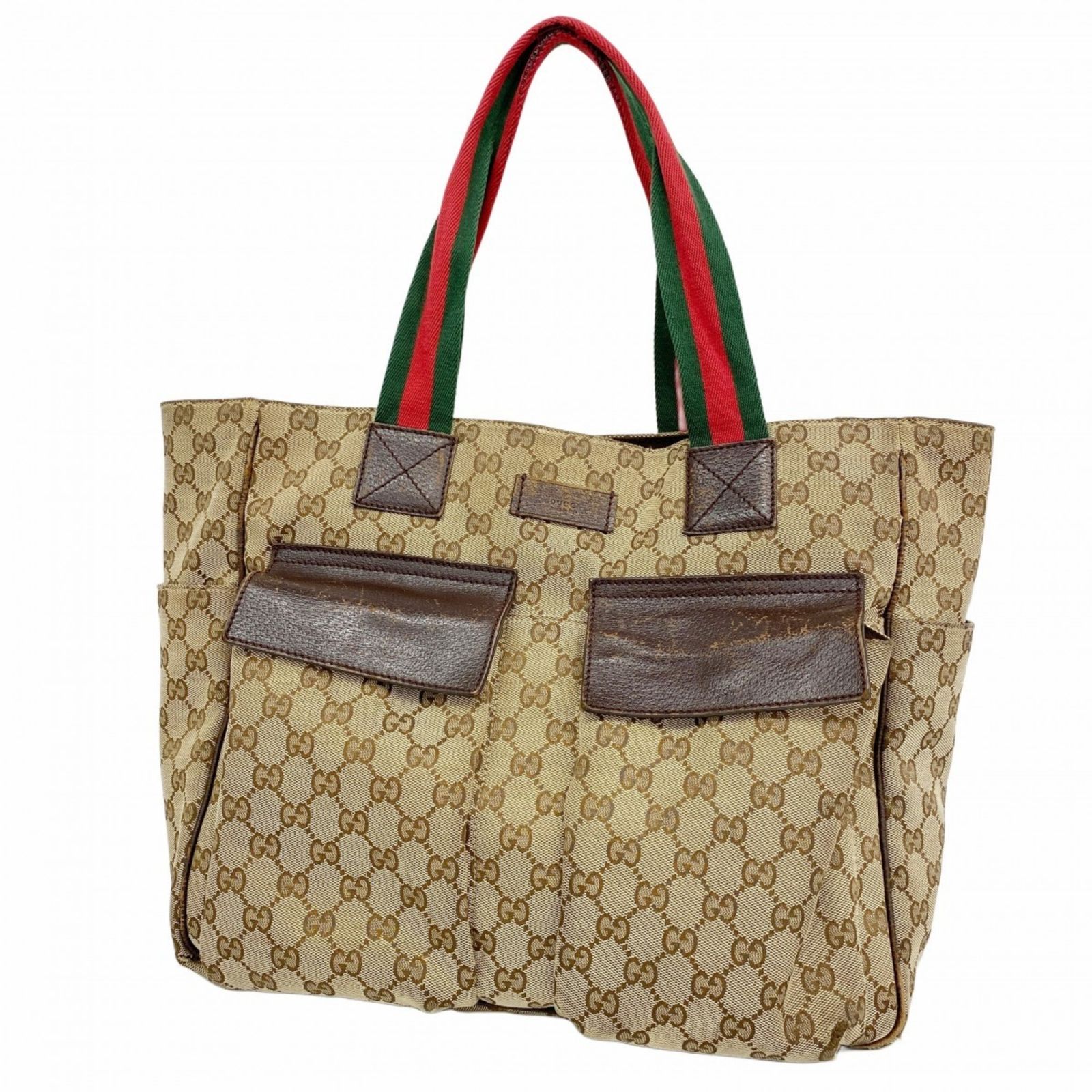 グッチ(Gucci) グッチ トートバッグ GGキャンバス シェリーライン 