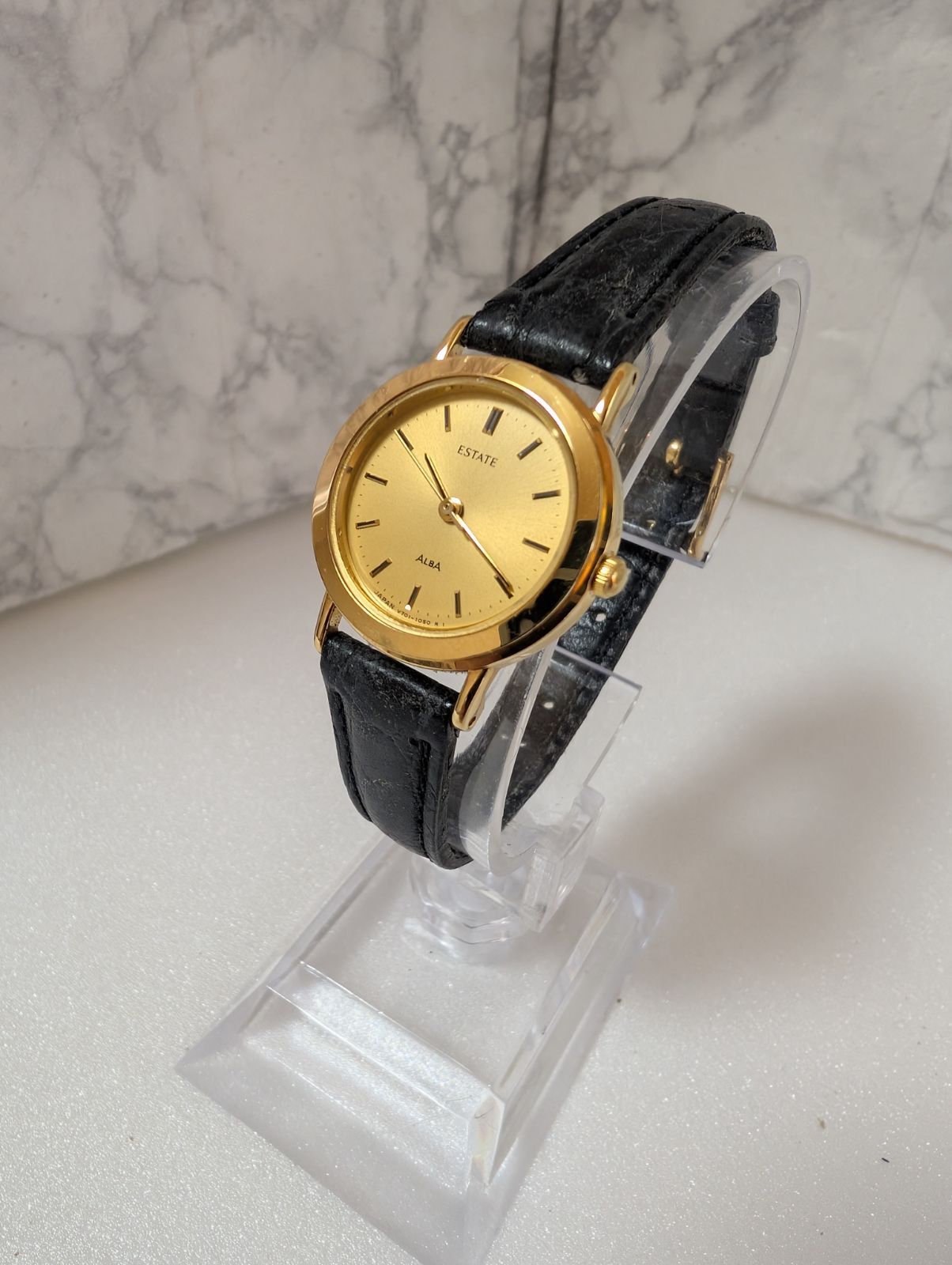 SEIKO ALBA ESTATE 稼働品 電池交換済み ヴィンテージクォーツ - メルカリ