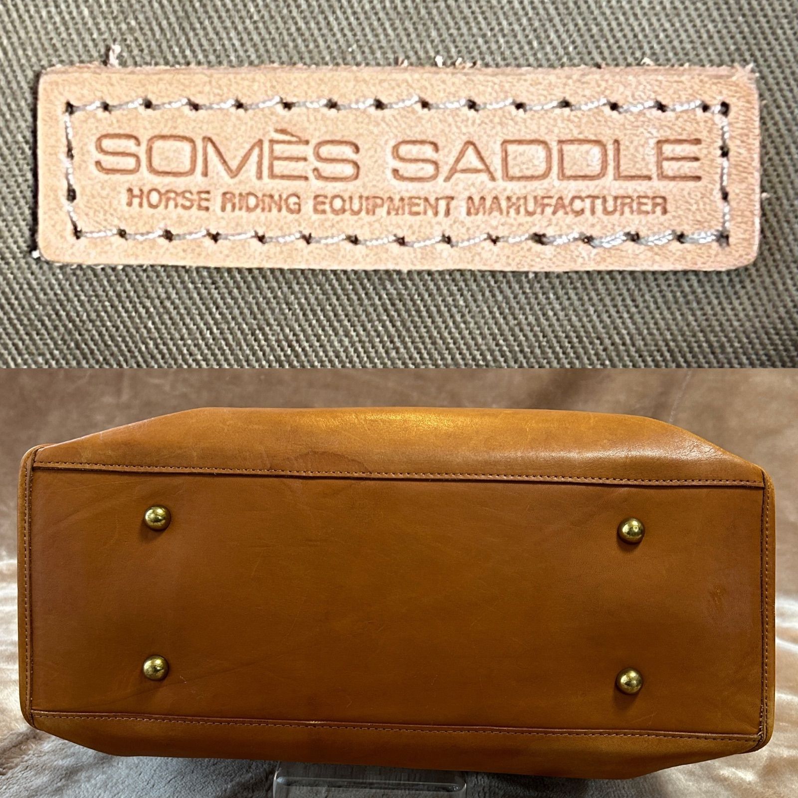 ソメスサドルSOMES SADDLEトートバッグトートバックカバン鞄ブラウン 