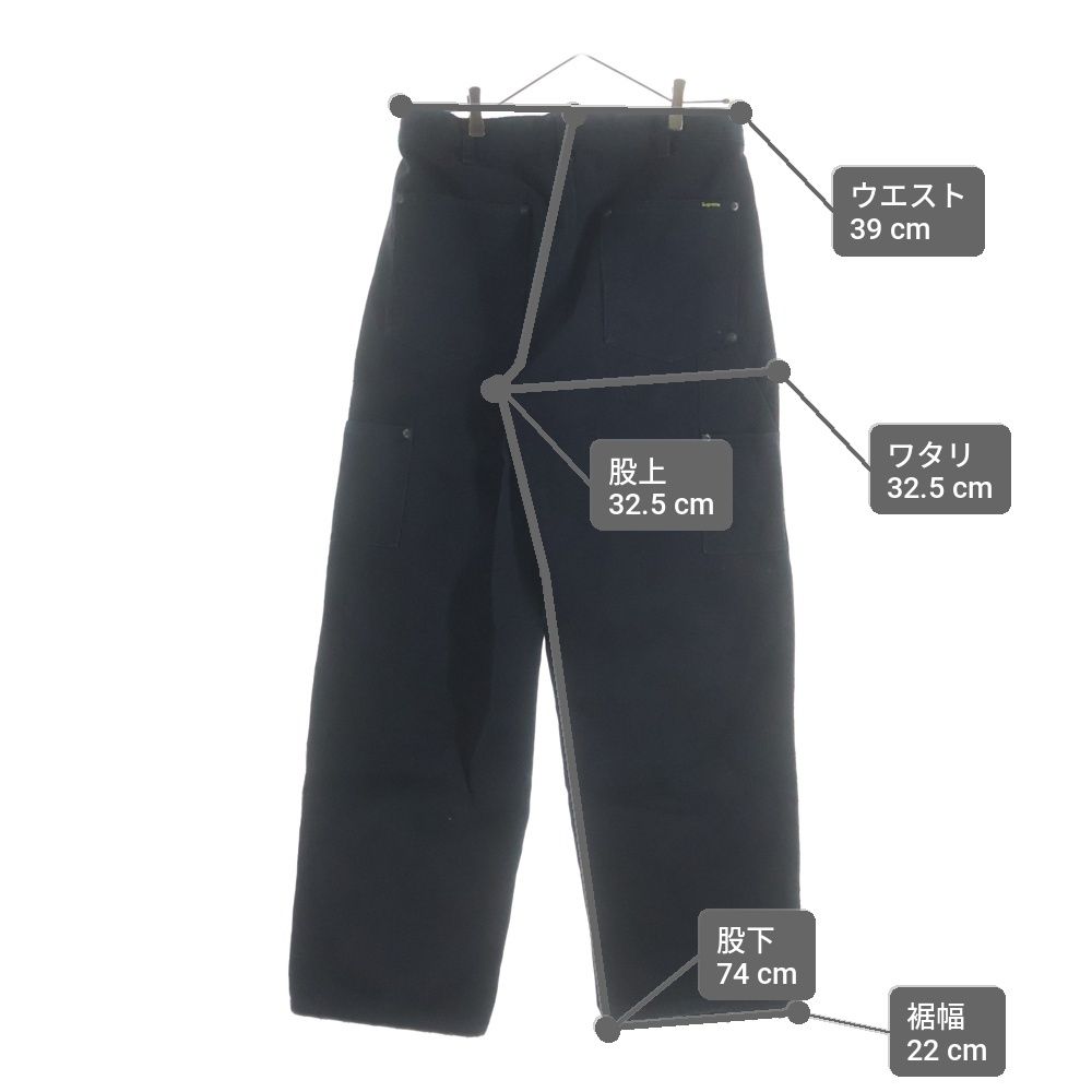 Supreme シュプリーム 25AW Reflective Double Knee Pant リフレクティブ ダブルニー パンツ ブラック系 32【中古】 SUPREME (シュプリーム) 25AW Reflective Double Knee Pant