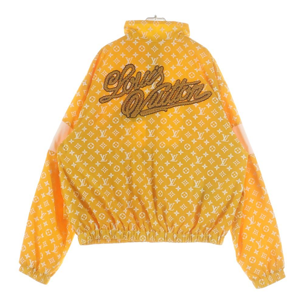 ルイヴィトン リバーシブル ナイロンコート モノグラム 34 イエロー LOUIS VUITTON (ルイヴィトン) 24AW ナイロン モノグラムプリント