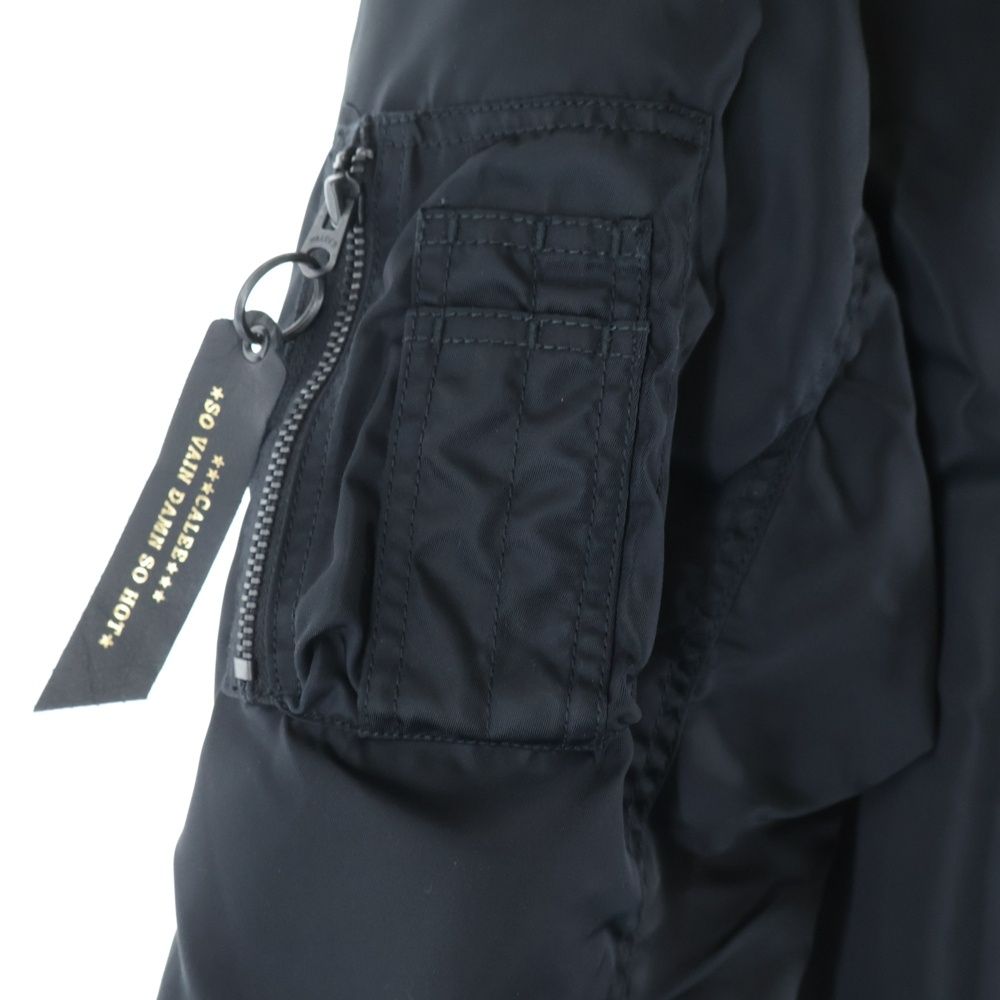 CALEE (キャリー) MA-1 Type jacket ジップアップナイロンジャケット 