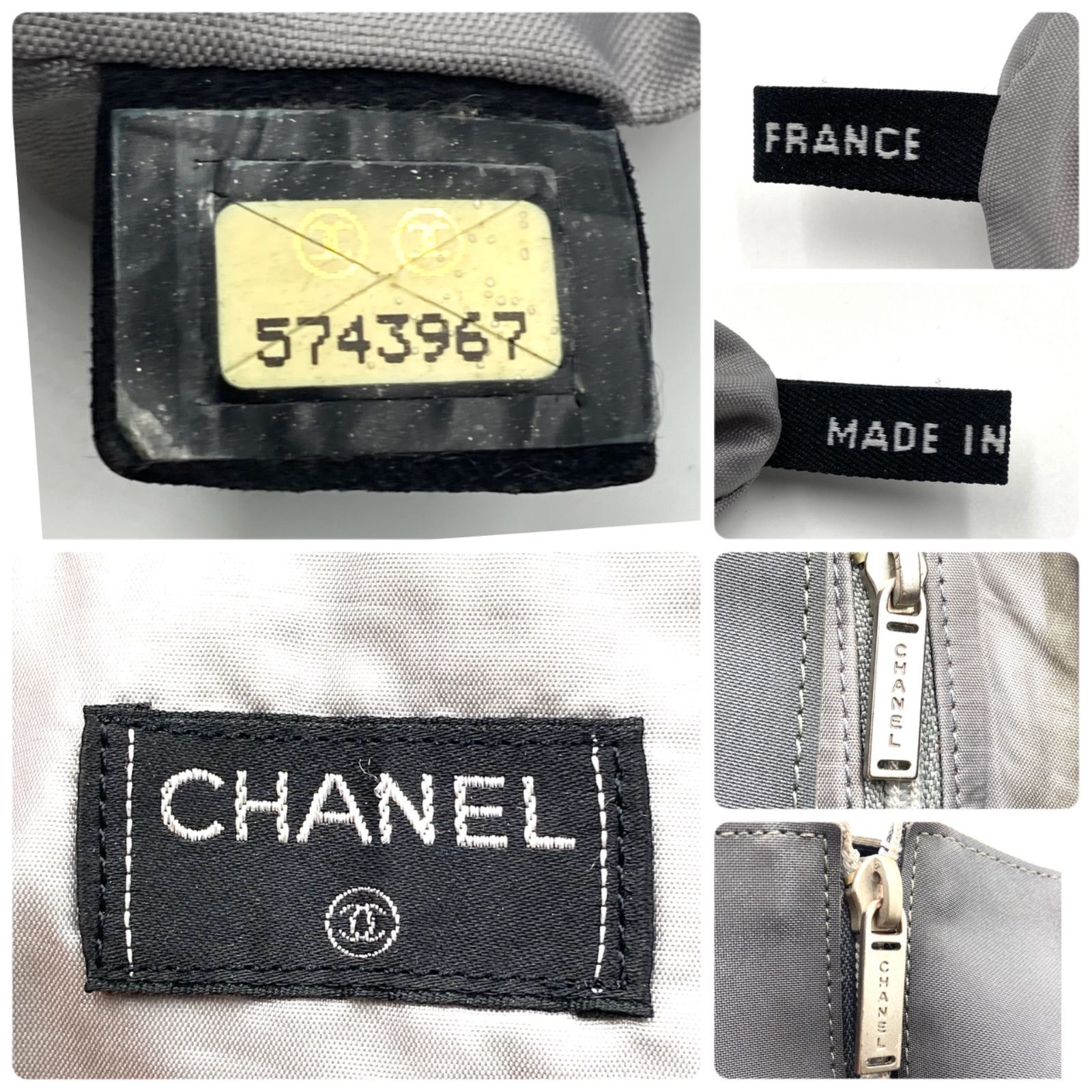 □希少□CHANEL シャネル スポーツライン トートバッグ ナイロン ロゴ 