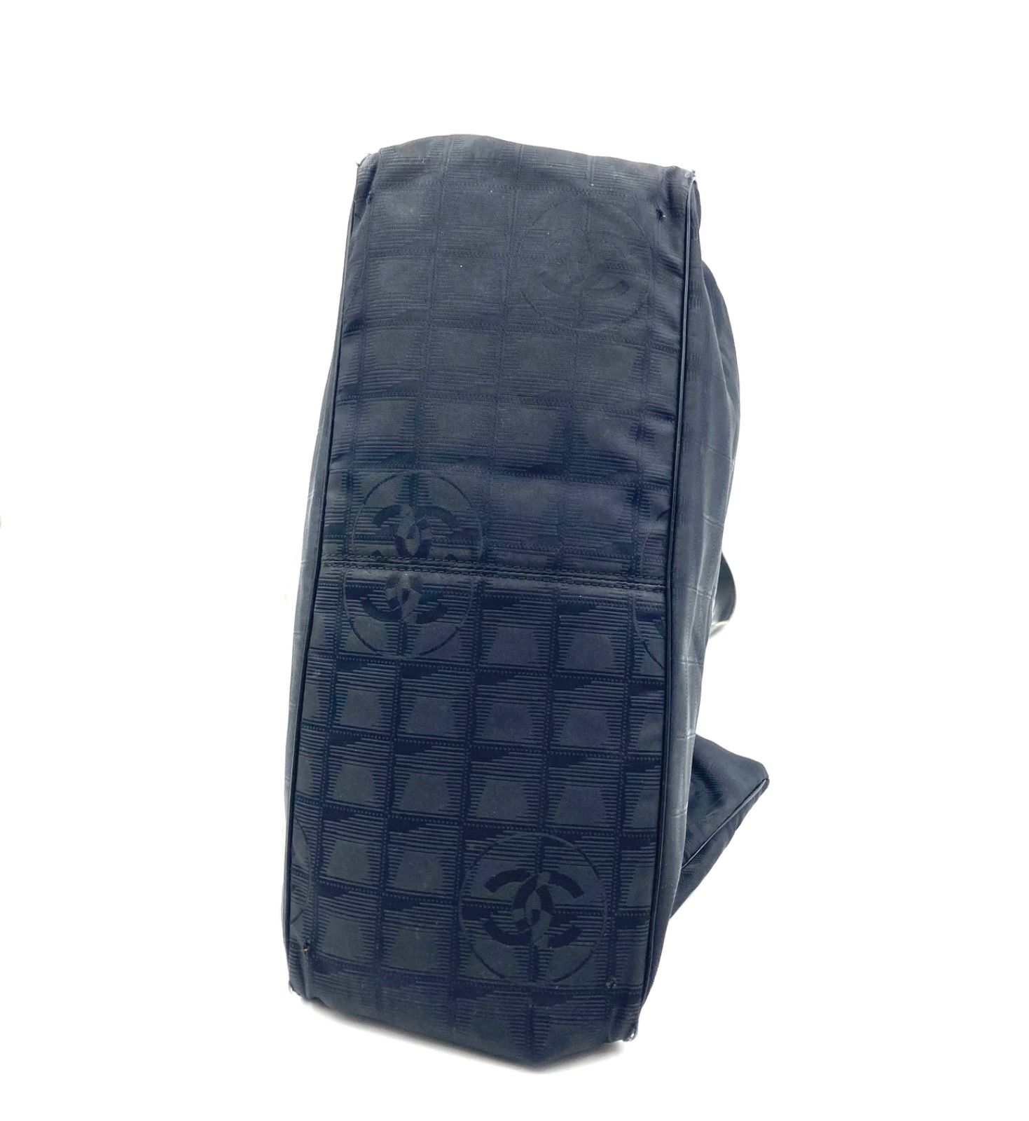 CHANEL シャネル ニュートラベルライン トートバッグ ナイロン×レザー 