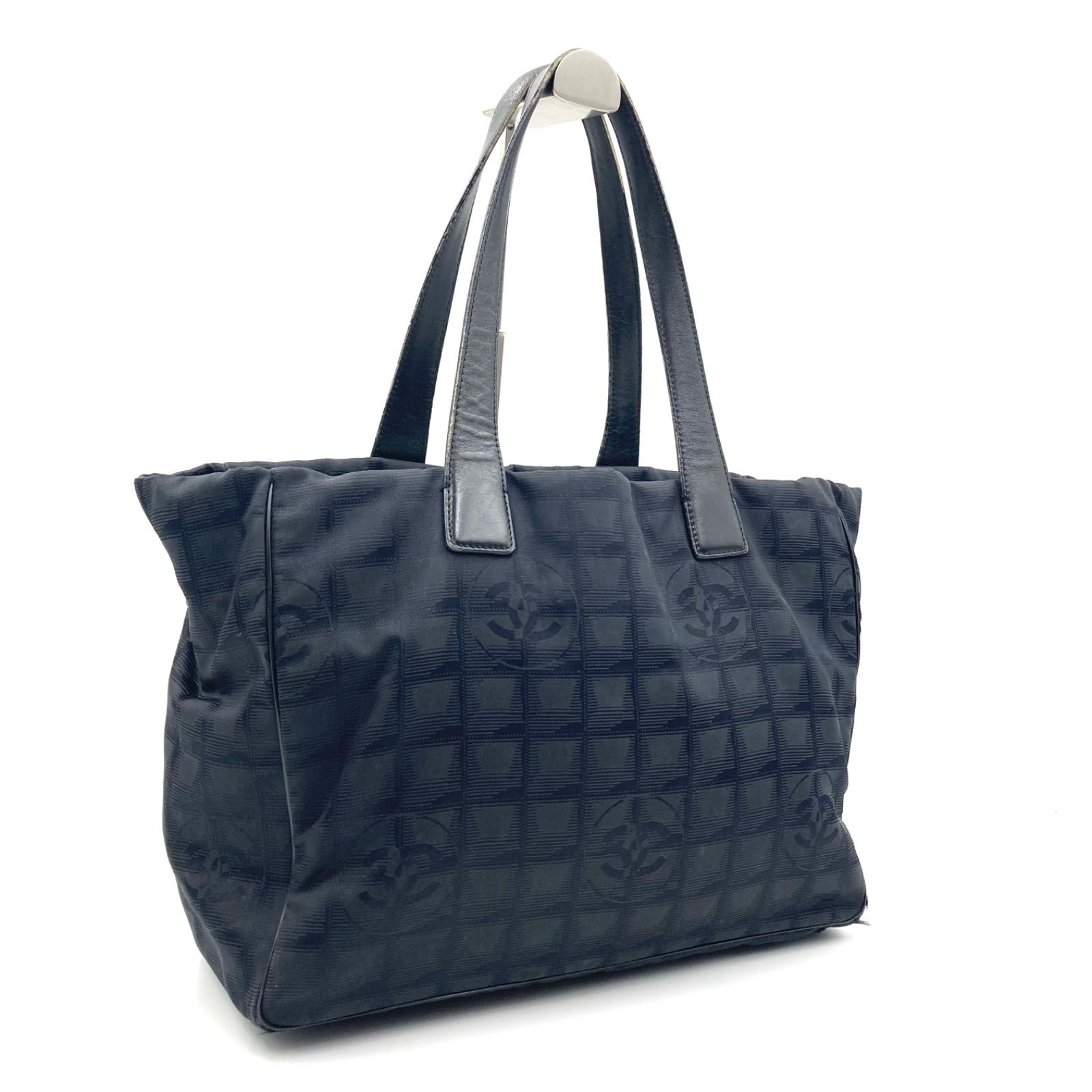 CHANEL シャネル ニュートラベルライン トートバッグ ナイロン×レザー 
