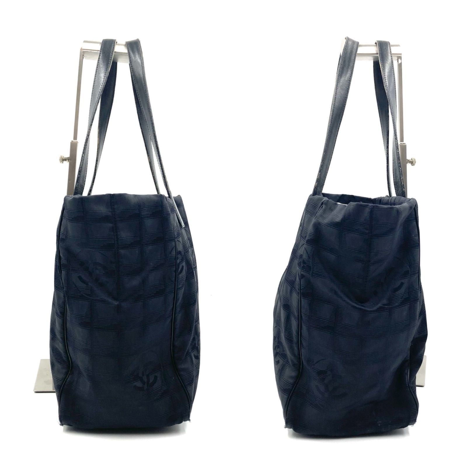 CHANEL シャネル ニュートラベルライン トートバッグ ナイロン×レザー 