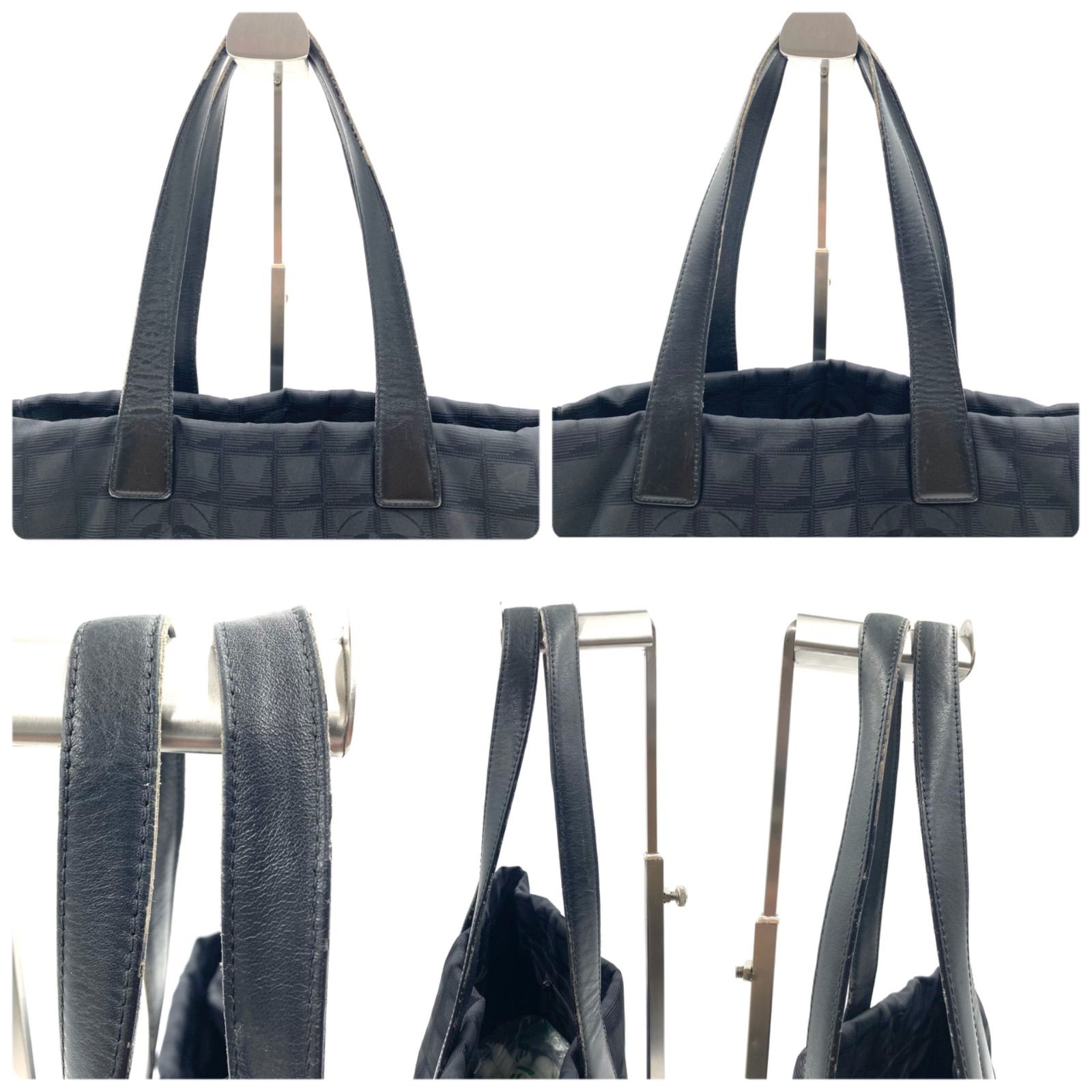 CHANEL シャネル ニュートラベルライン トートバッグ ナイロン×レザー 