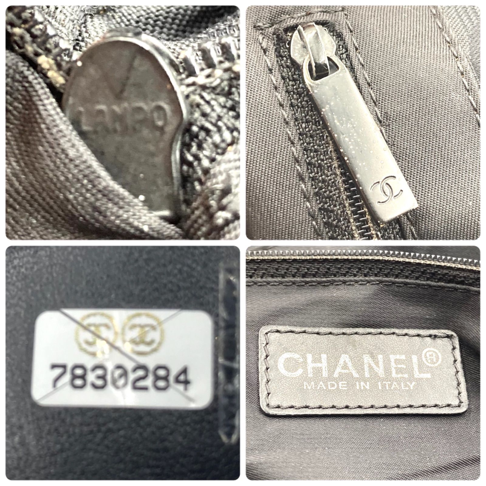 CHANEL シャネル ニュートラベルライン トートバッグ ナイロン×レザー 