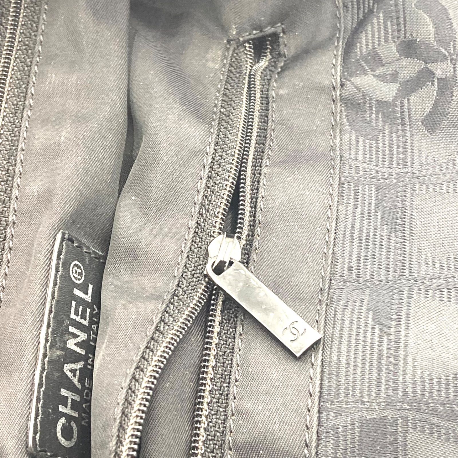 CHANEL シャネル ニュートラベルライン トートバッグ ナイロン×レザー 