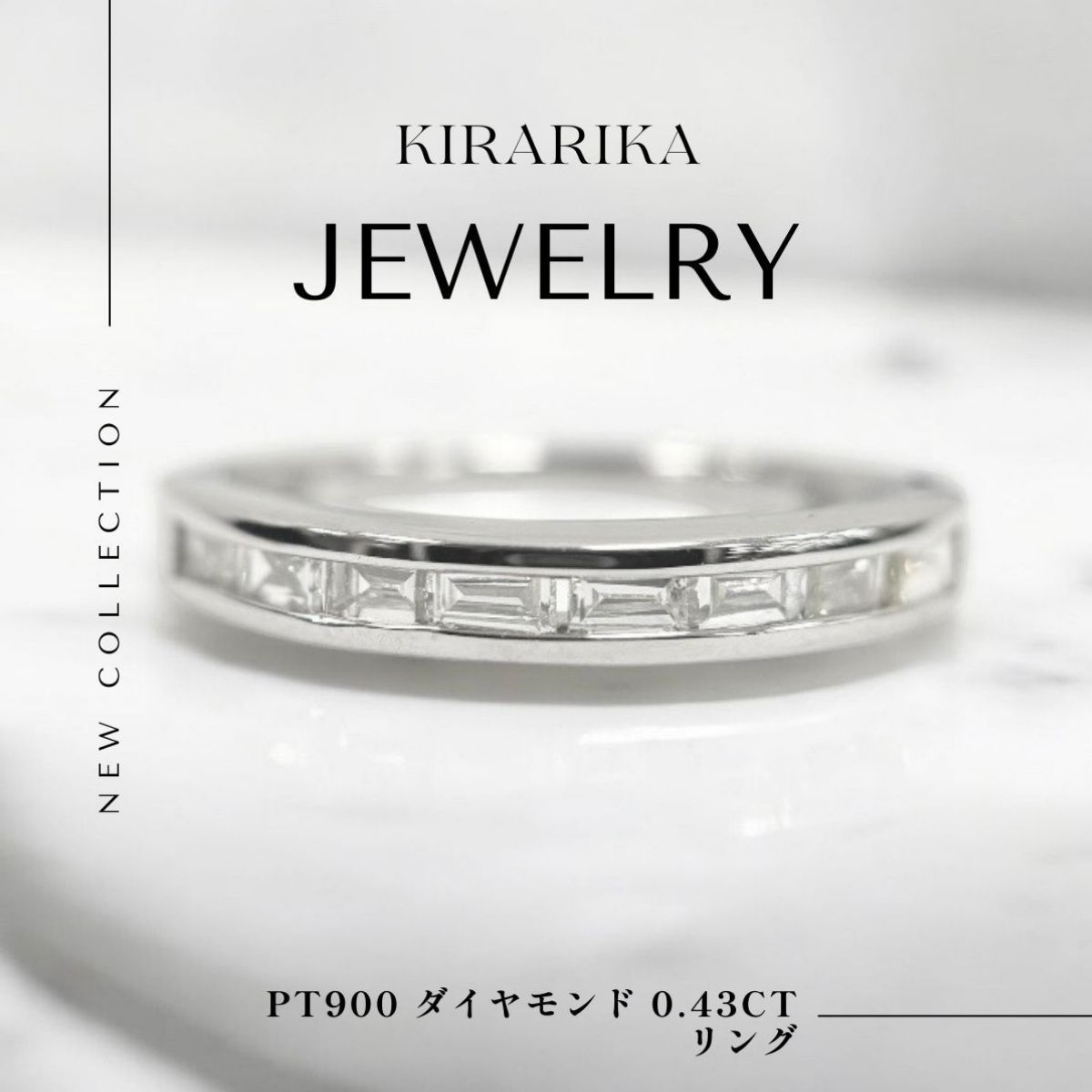 Pt900 ダイヤモンド 0.43ct リング - メルカリ
