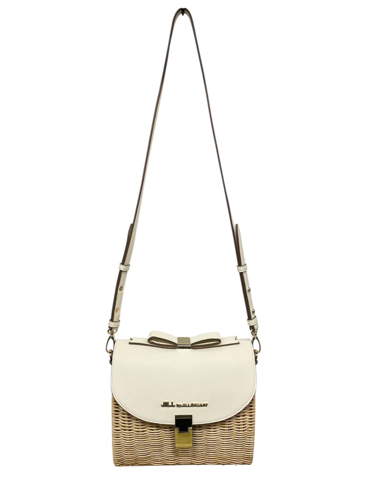 26SS JILL by JILLSTUART Bella ラタン リボン ショルダーバッグ 