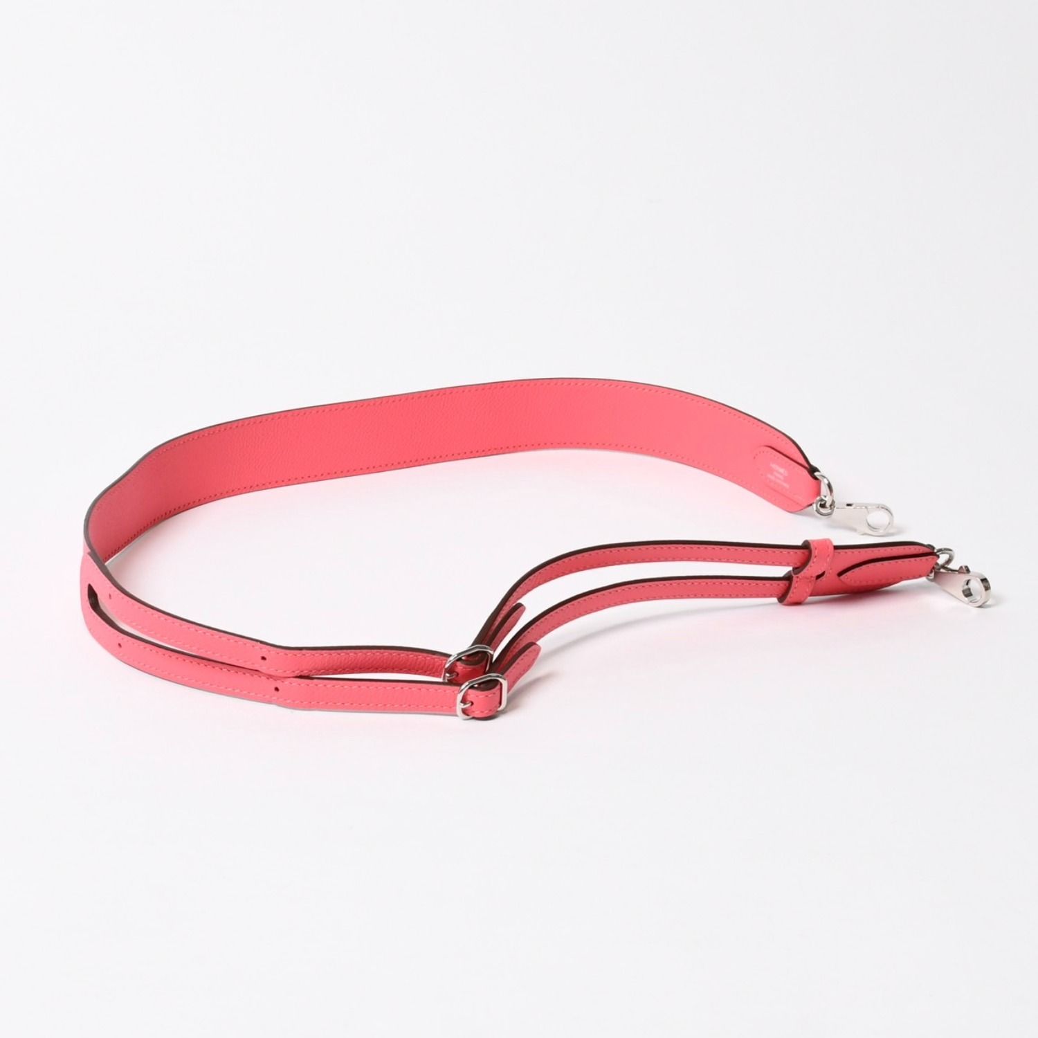 【極美品・希少】HERMES エルメス ショルダーストラップ ローズ系 メルカリ