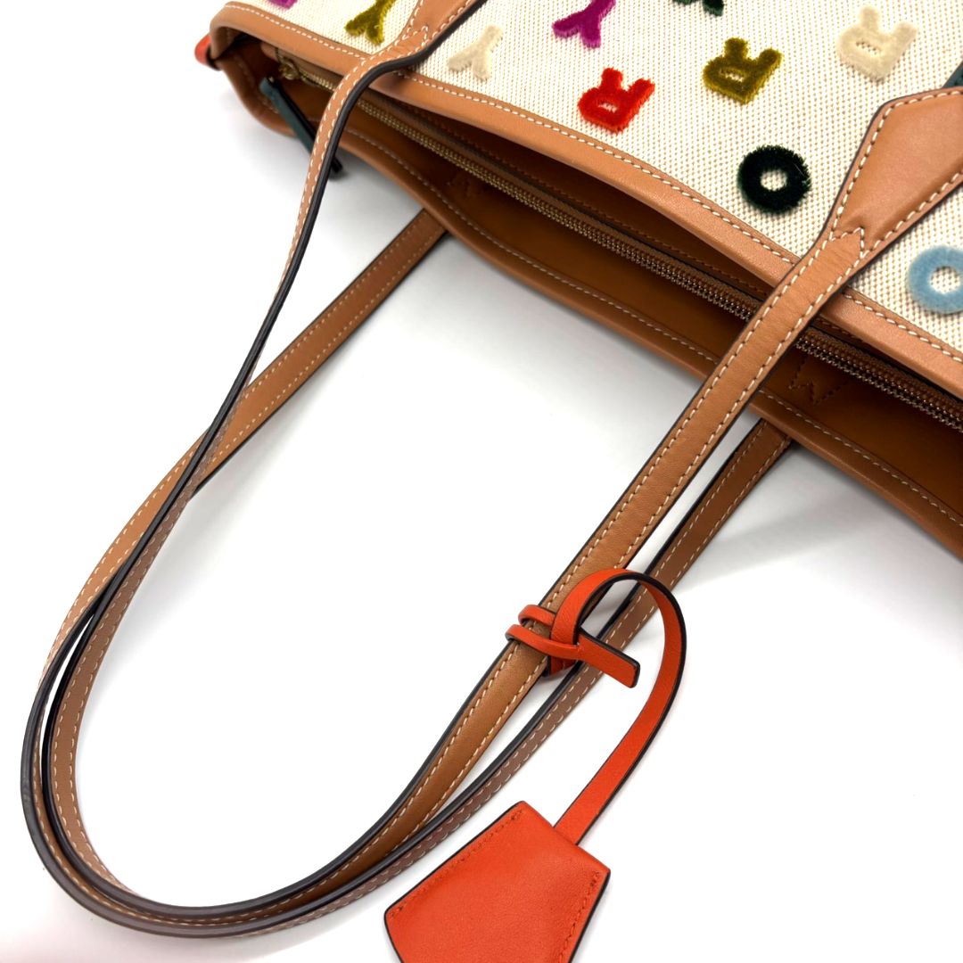 レア】トリーバーチ TORY BURCH トートバッグ キャンバス レザー