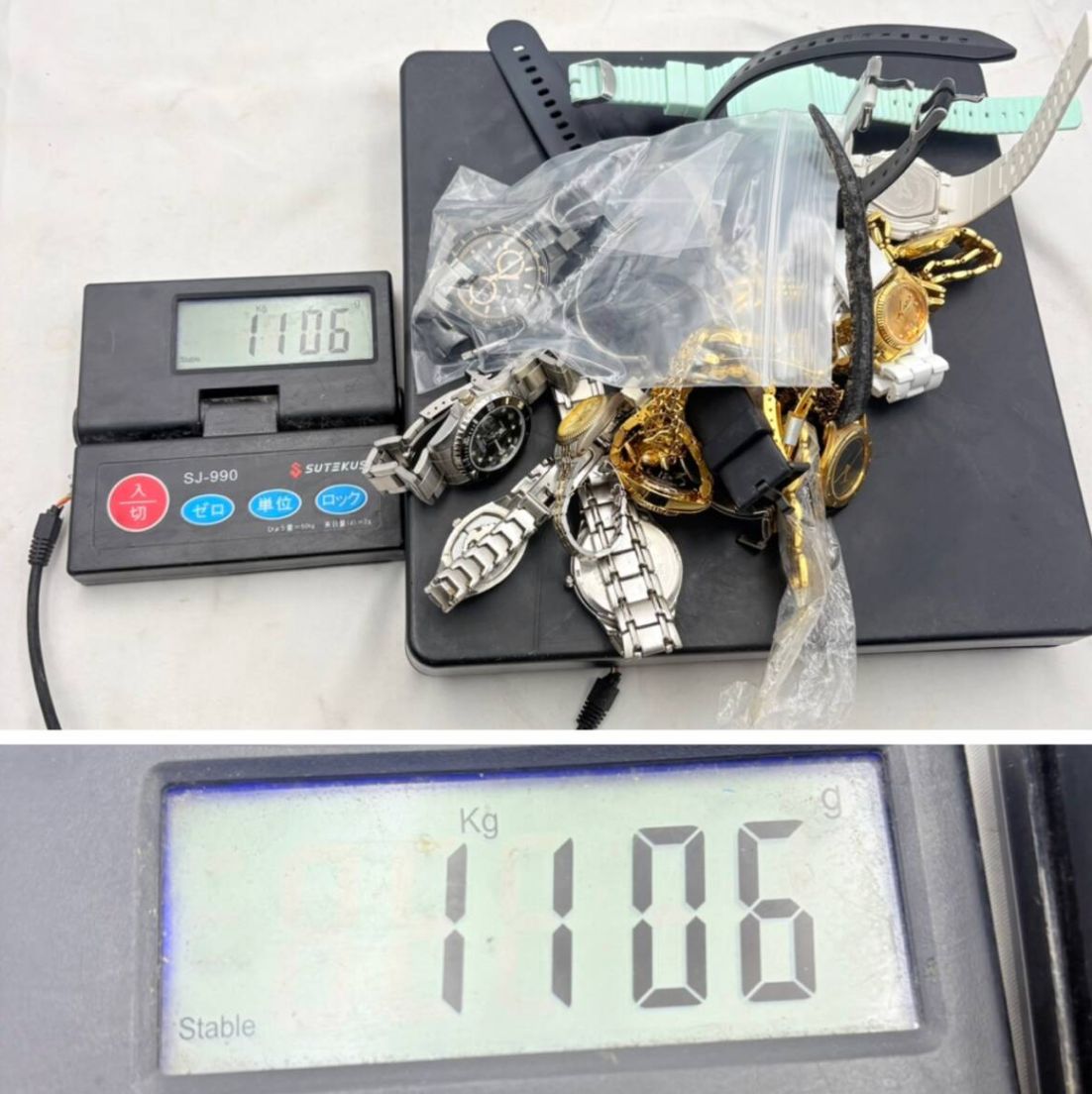 ❗️✨約1.1kg大量まとめ✨❗️ジャンク腕時計セット⌚部品取り