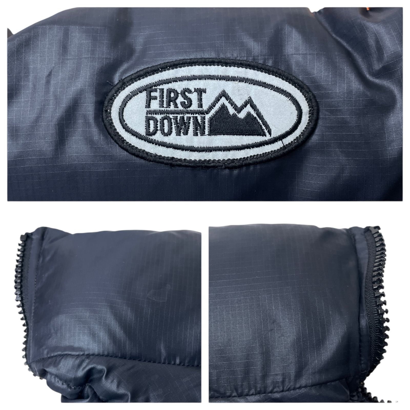 FIRST DOWN (ファーストダウン) リップストップ リバーシブルダウン 
