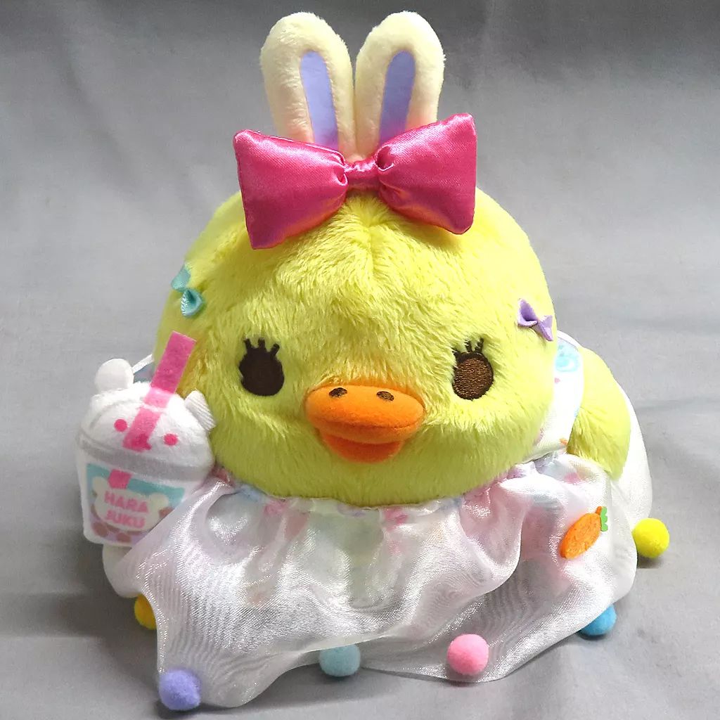 キイロイトリ　原宿 中古】ぬいぐるみ キイロイトリ(タピオカ) あつめてぬいぐるみ 原宿