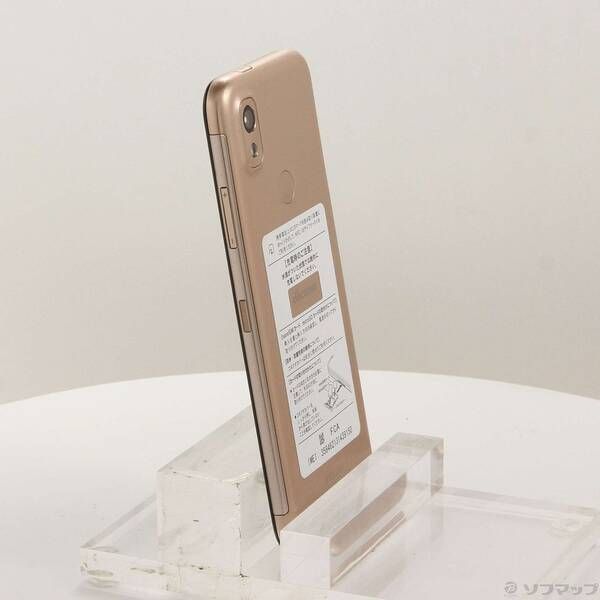 あんしんスマホ KY-51B 64GB ピンクゴールド docomo SIMフリー 中古