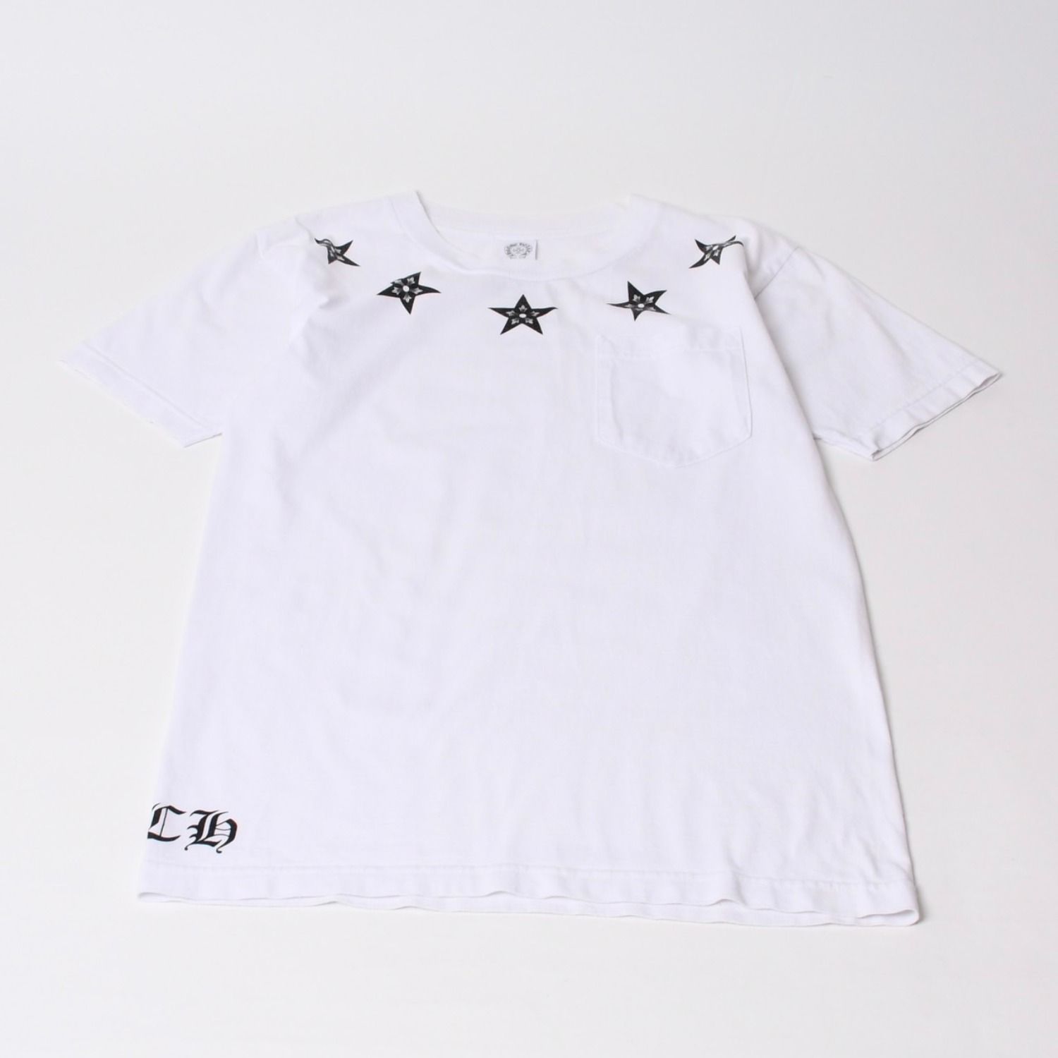 CHROME HEARTS クロムハーツ 半袖Tシャツ オールド T BAR スター 