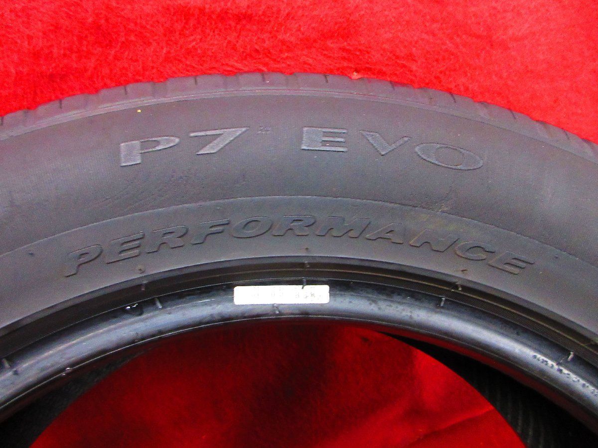 215/60R17 溝アリ 送料無料 タイヤ 4本 ピレリ PIRELLI P7 EVO 
