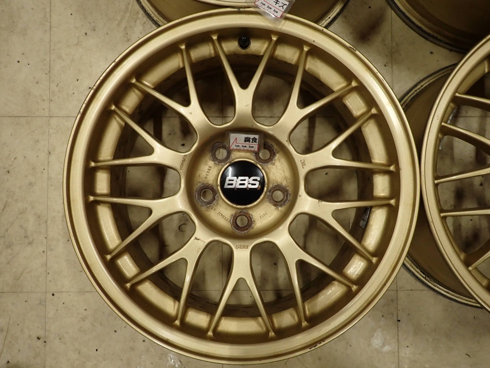4本SET 会社宛 送料無料 16×6.5J BBS RG362 アルミホイール 5穴 PCD 