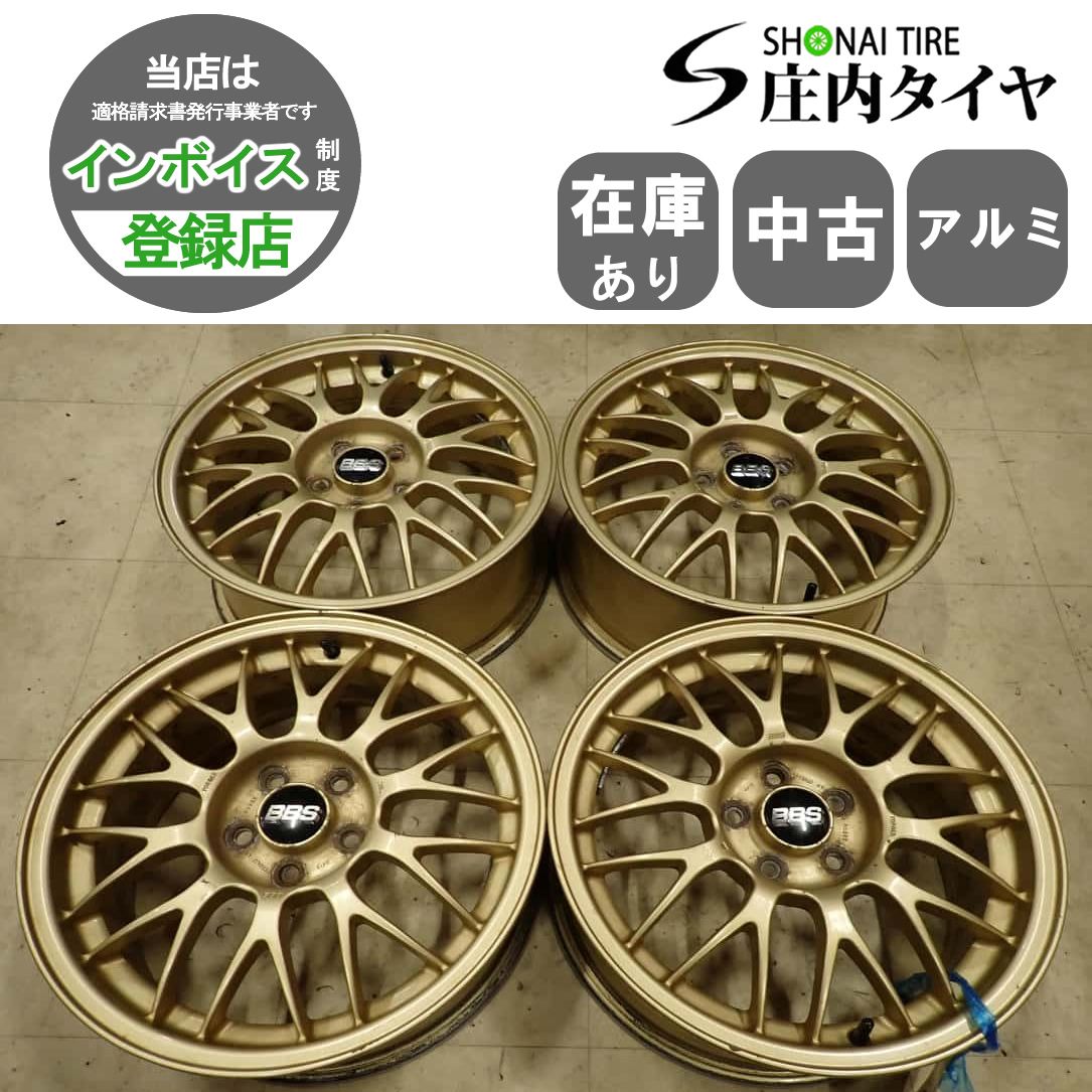 4本SET 会社宛 送料無料 16×6.5J BBS RG362 アルミホイール 5穴 PCD 