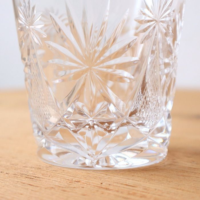 HOYA CRYSTAL ホヤ クリスタル 保谷 高級 カットガラス ロックグラス