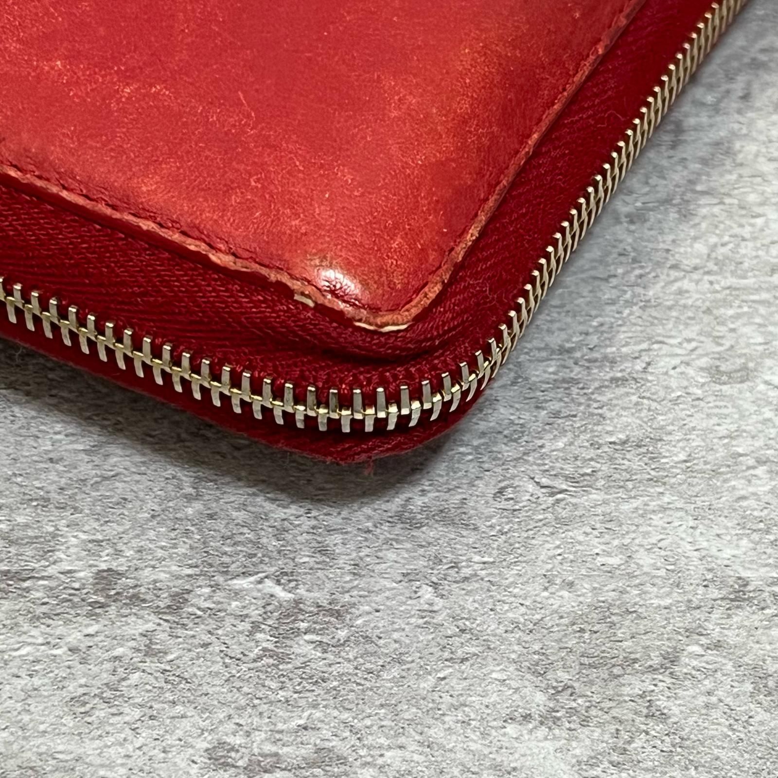 SAINT LAURENT】サンローラン レザー長財布 YSLロゴモチーフ レザー