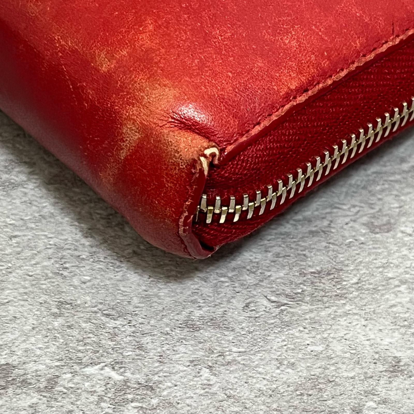 SAINT LAURENT】サンローラン レザー長財布 YSLロゴモチーフ レザー