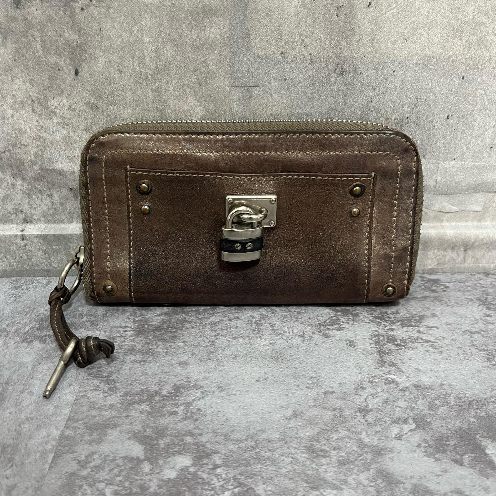 Chloe】クロエ パディントン長財布 パディントンモチーフ レザー 