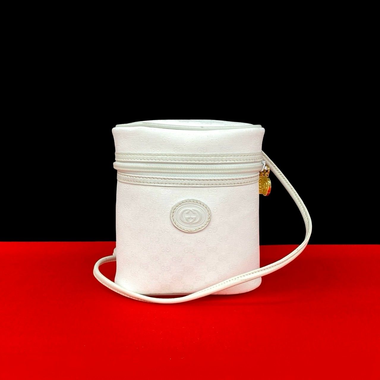 極 美品 GUCCI グッチ オールドグッチ ヴィンテージ マイクロGG ロゴ