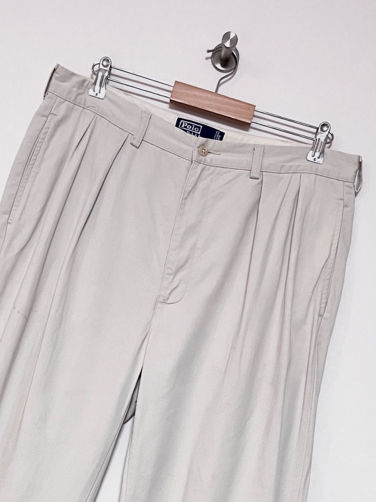 Polo RALPH LAUREN】90s ANDREW 2タック チノパンツ 36/30 ポロラルフ