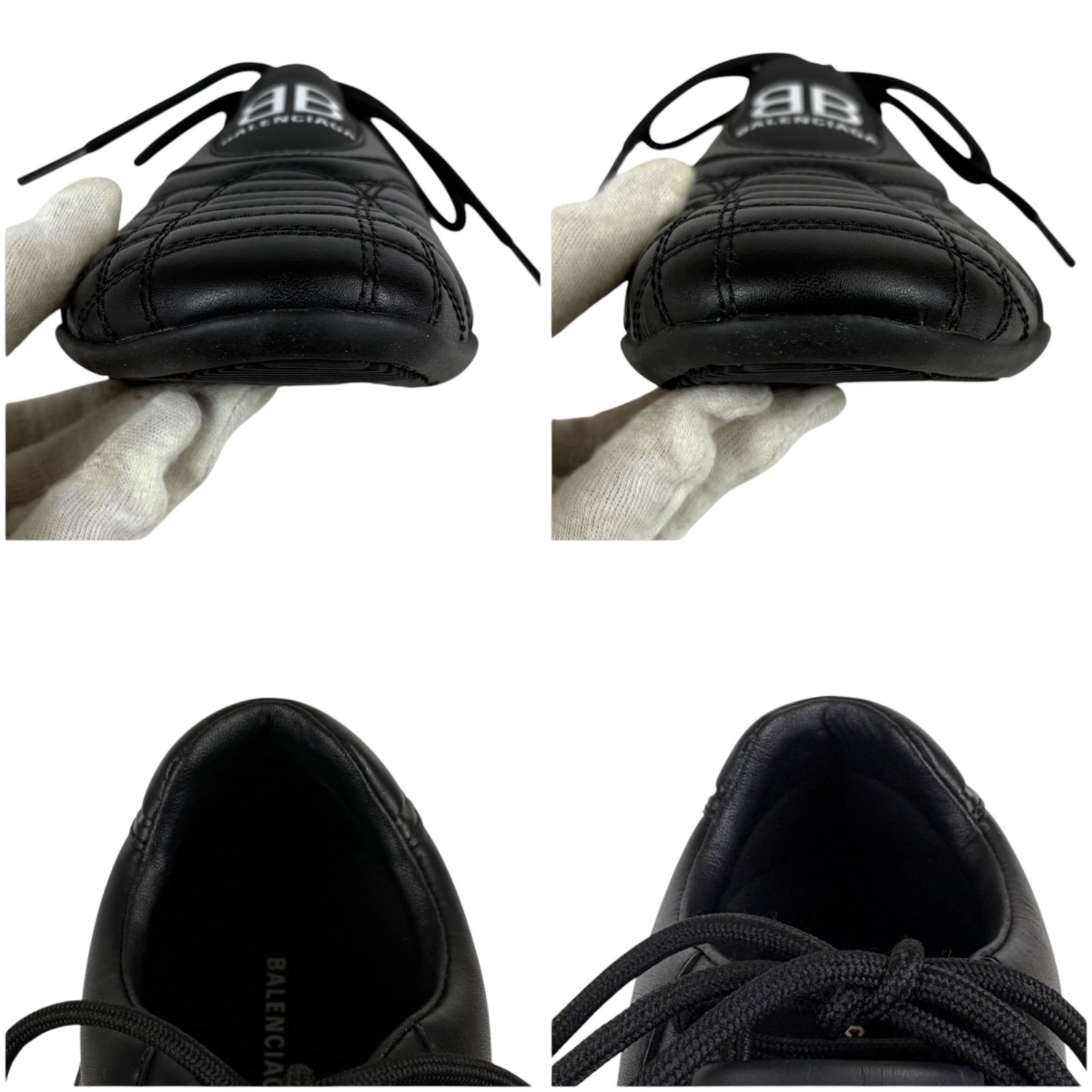 バレンシアガ BALENCIAGA サッカーシューズ レザー スニーカー