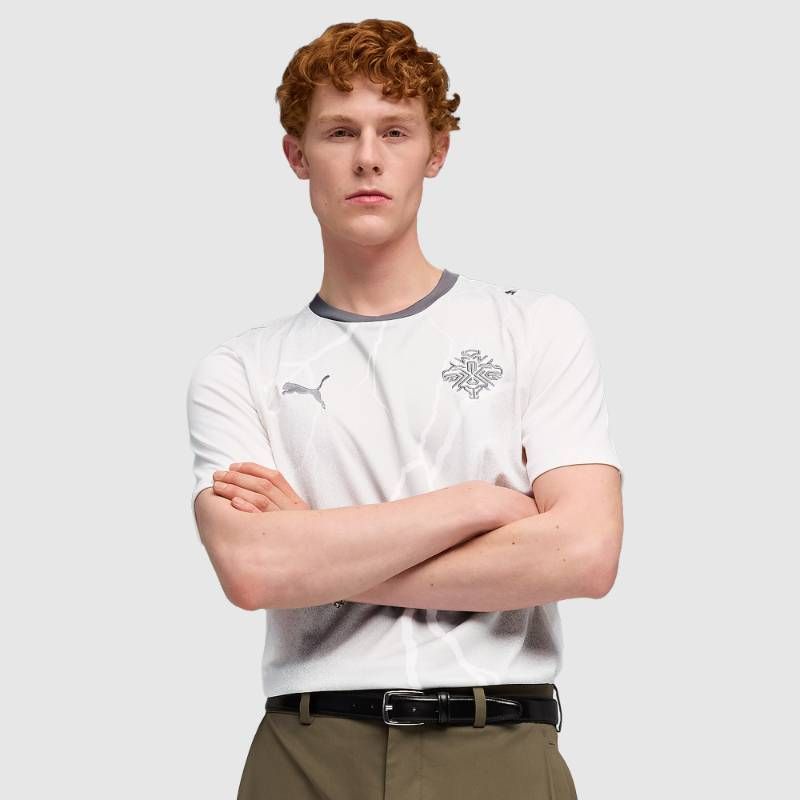 【送料無料・匿名配送】PUMA プーマ アイスランド代表 2026 公式 アウェイ シャツ 白 稲妻 新品 正規品