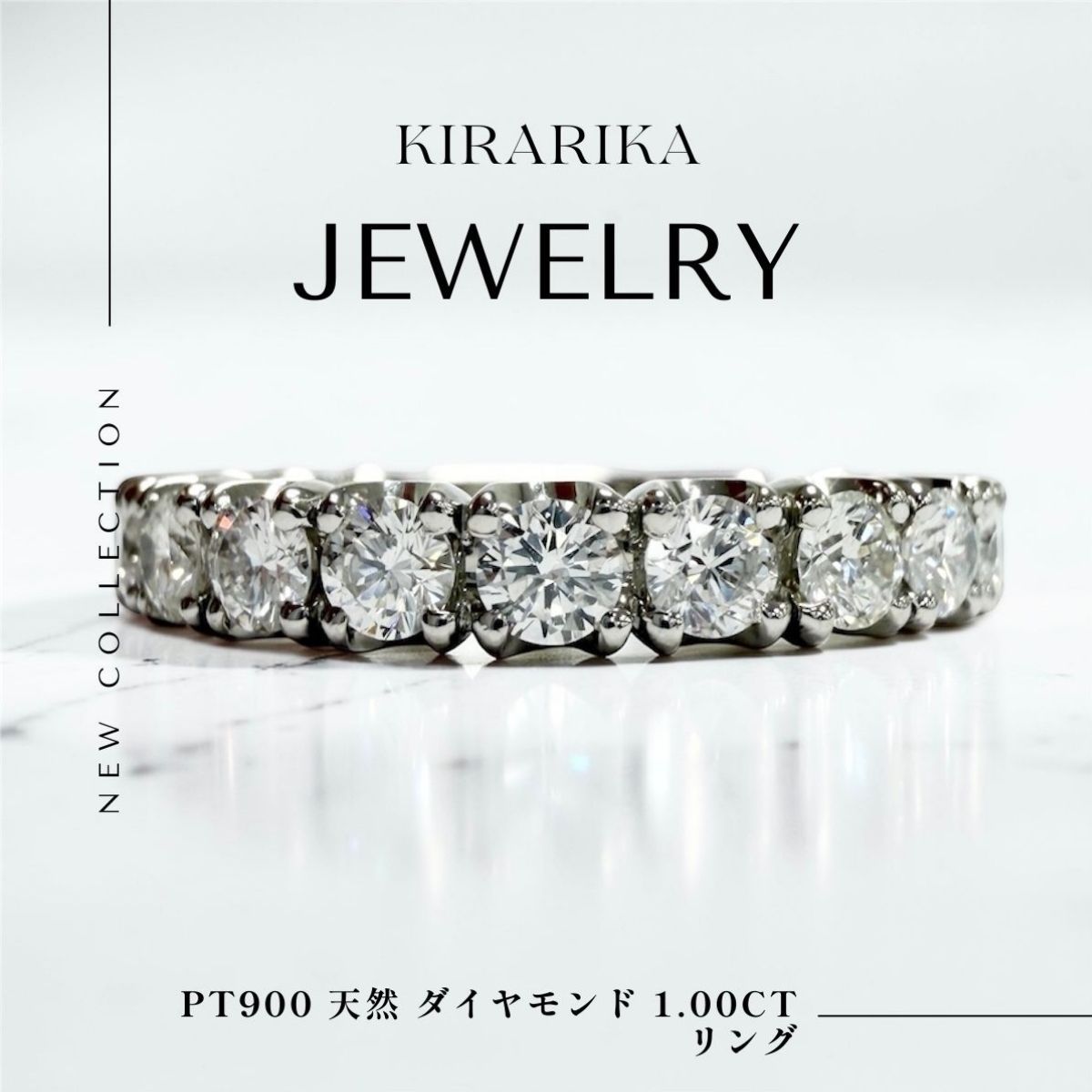 Pt900 ダイヤモンド 1.00ct リング - メルカリ