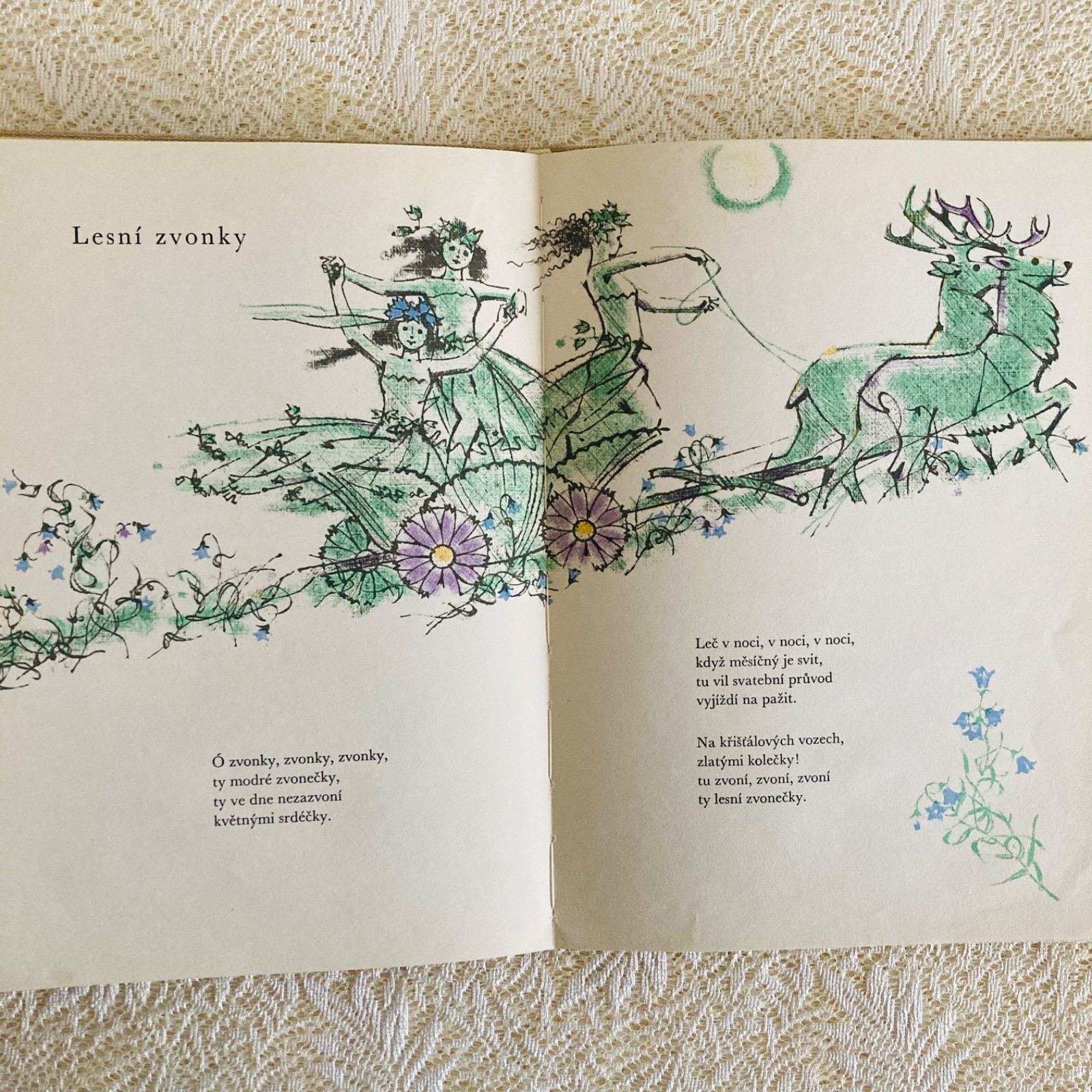 アドルフ・ザーブランスキー挿絵の詩集絵本 子ども向け詩集 洋書・古書 