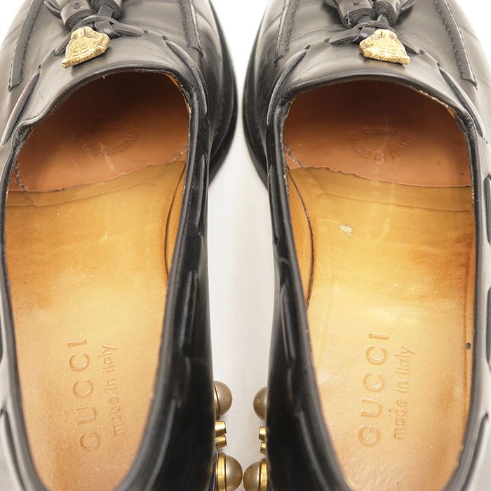 SALE】GUCCI グッチ タッセルローファー サイズ 7.5 メンズ
