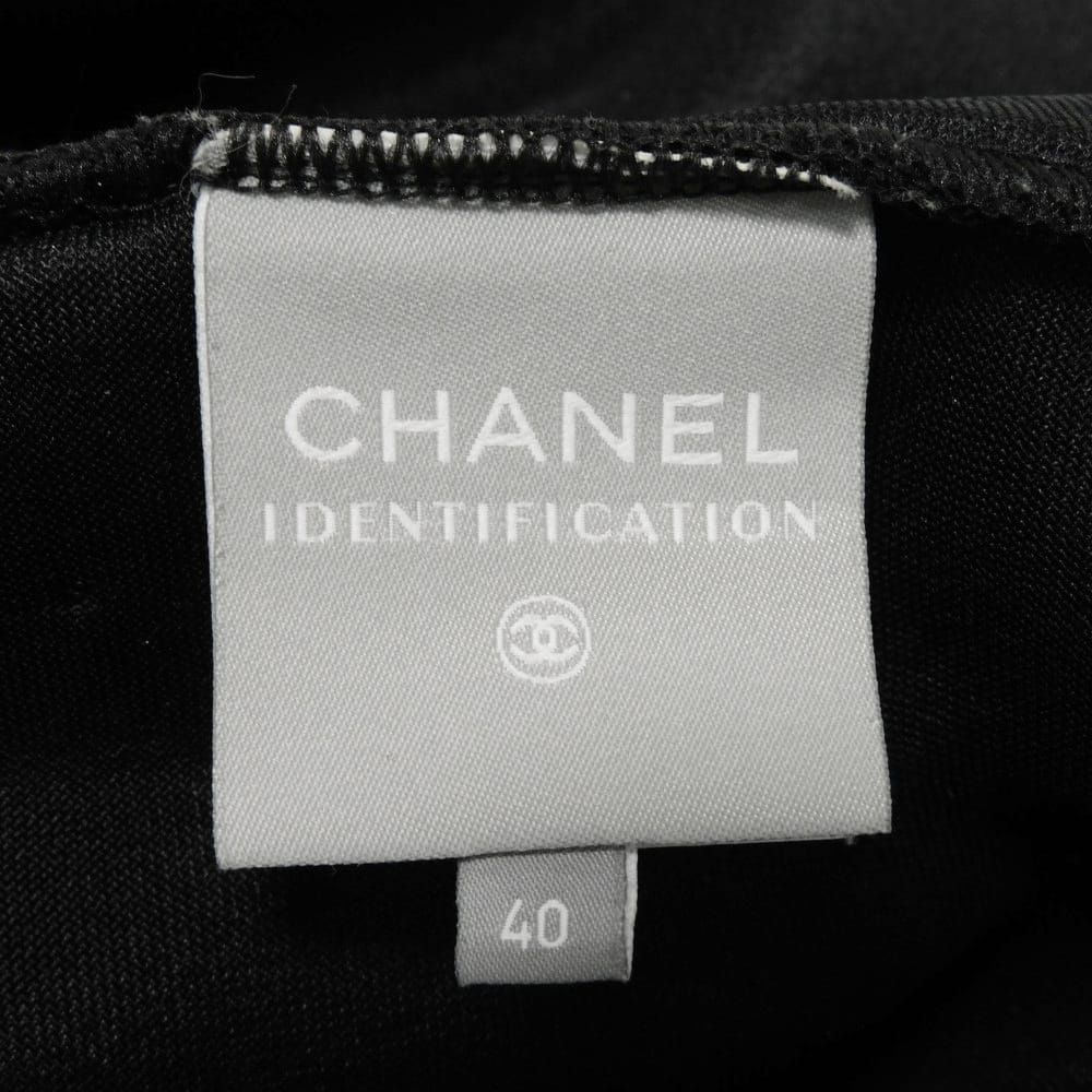 CHANEL メッシュジャケット　サイズ40 CHANEL シャネル ロゴ メッシュ ジップ ジャケット 40 エンボスロゴ
