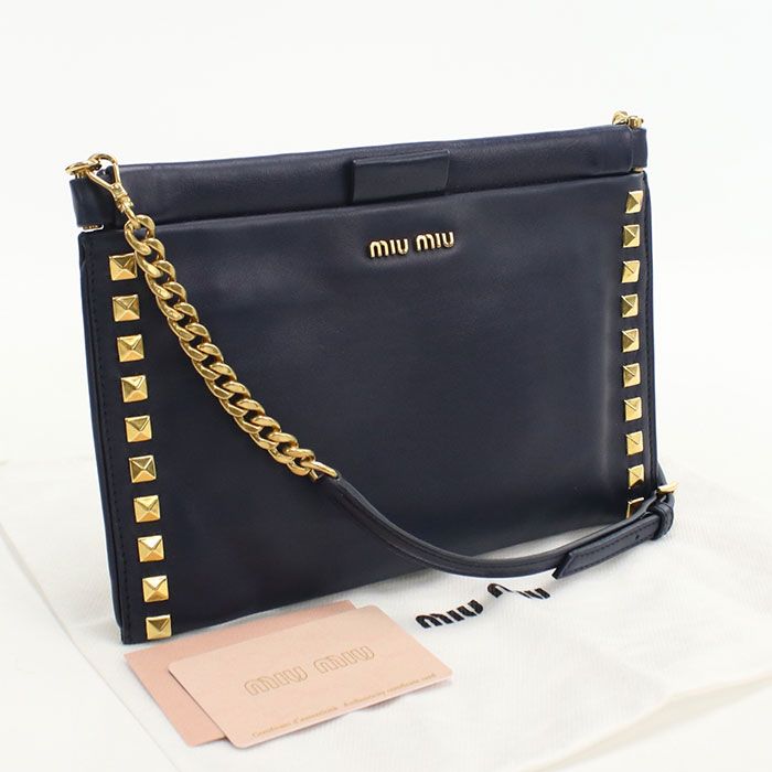 MIUMIU(OUTLET) ミュウミュウ アウトレット 2WAYチェーンショルダー