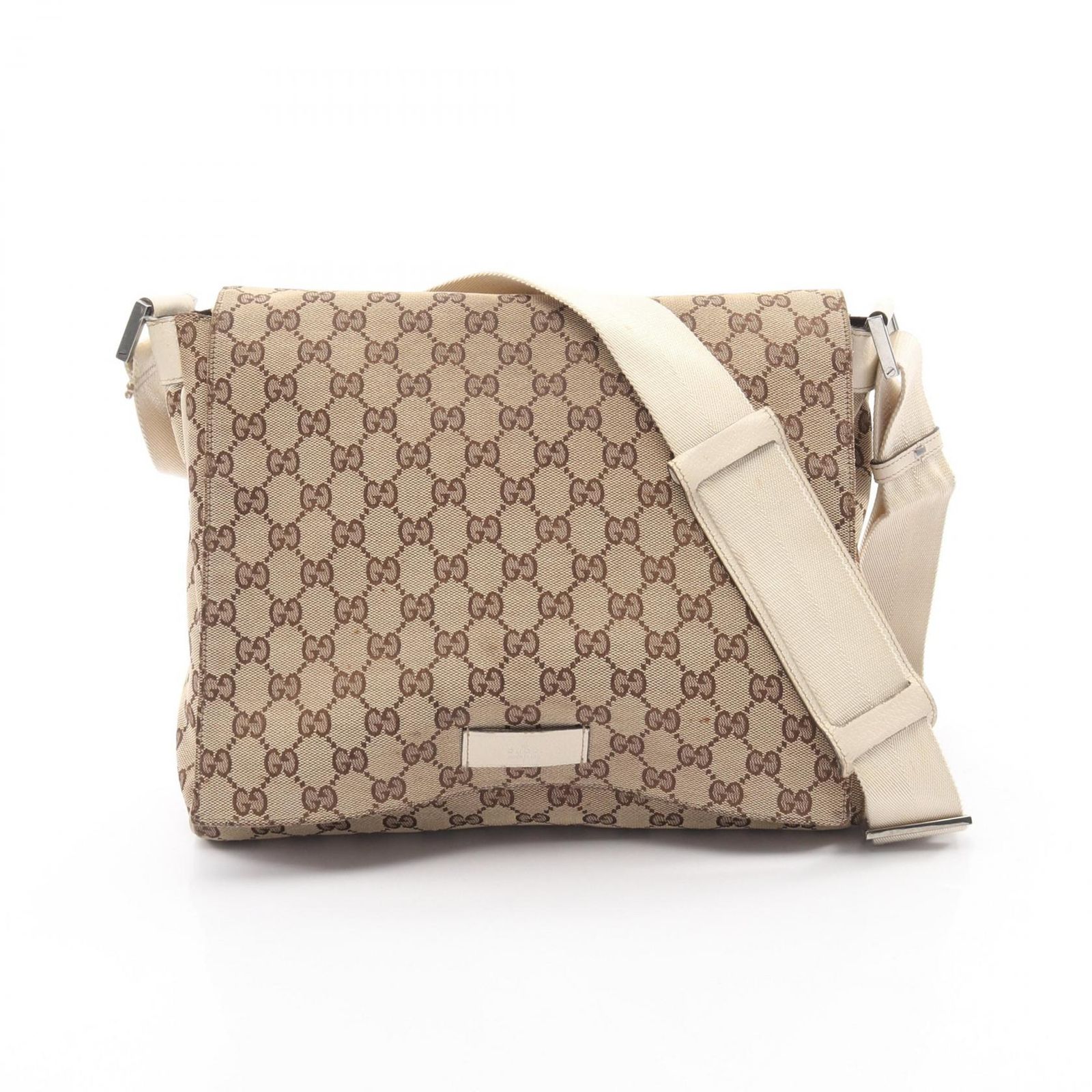 グッチ GUCCI ショルダーバッグ GGキャンバス 146236 ベージュ 