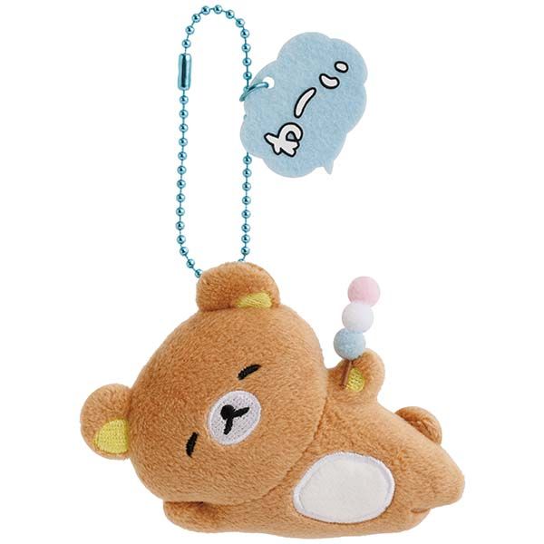 新品】 リラックマ ぶらさげマスコットバッジ ぬいぐるみ (リラックマ