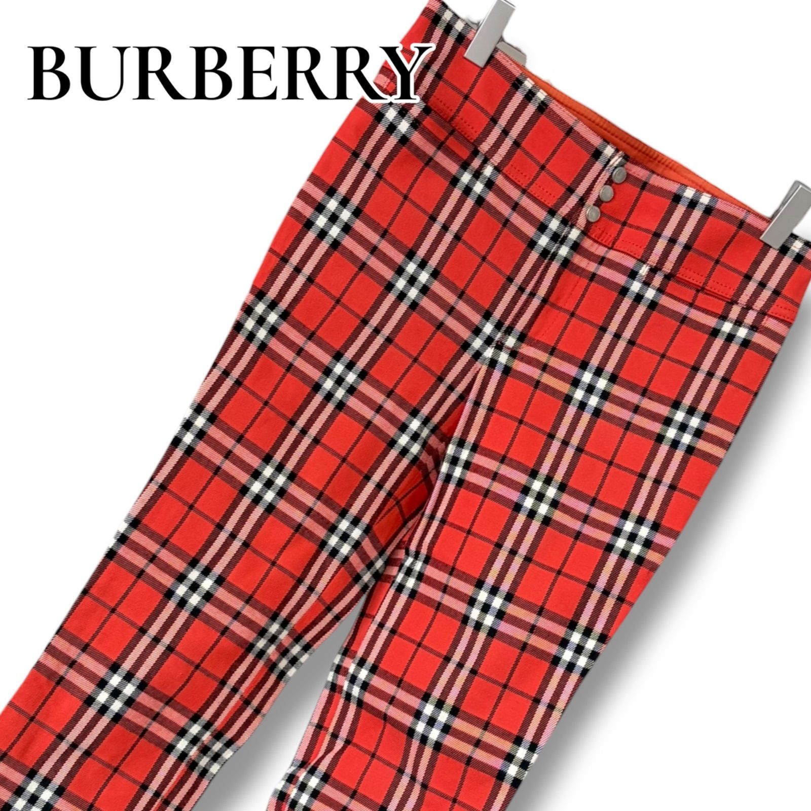 BURBERRY バーバリー レッド レディース パンツ 長ズボン カジュアル