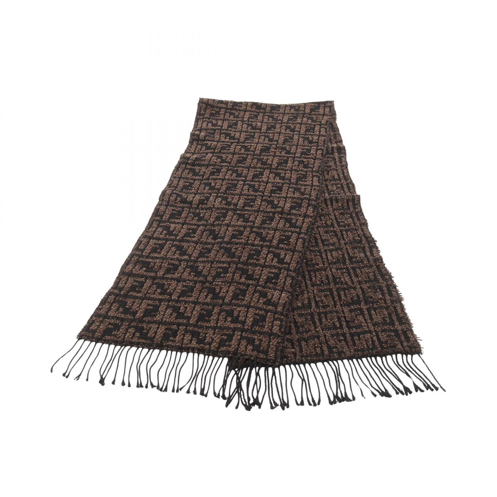 2 B FENDI　フェンディ　ズッカ　マフラー フェンディ FENDI マフラー ズッカ その他 マフラー ズッカ柄 ユニ