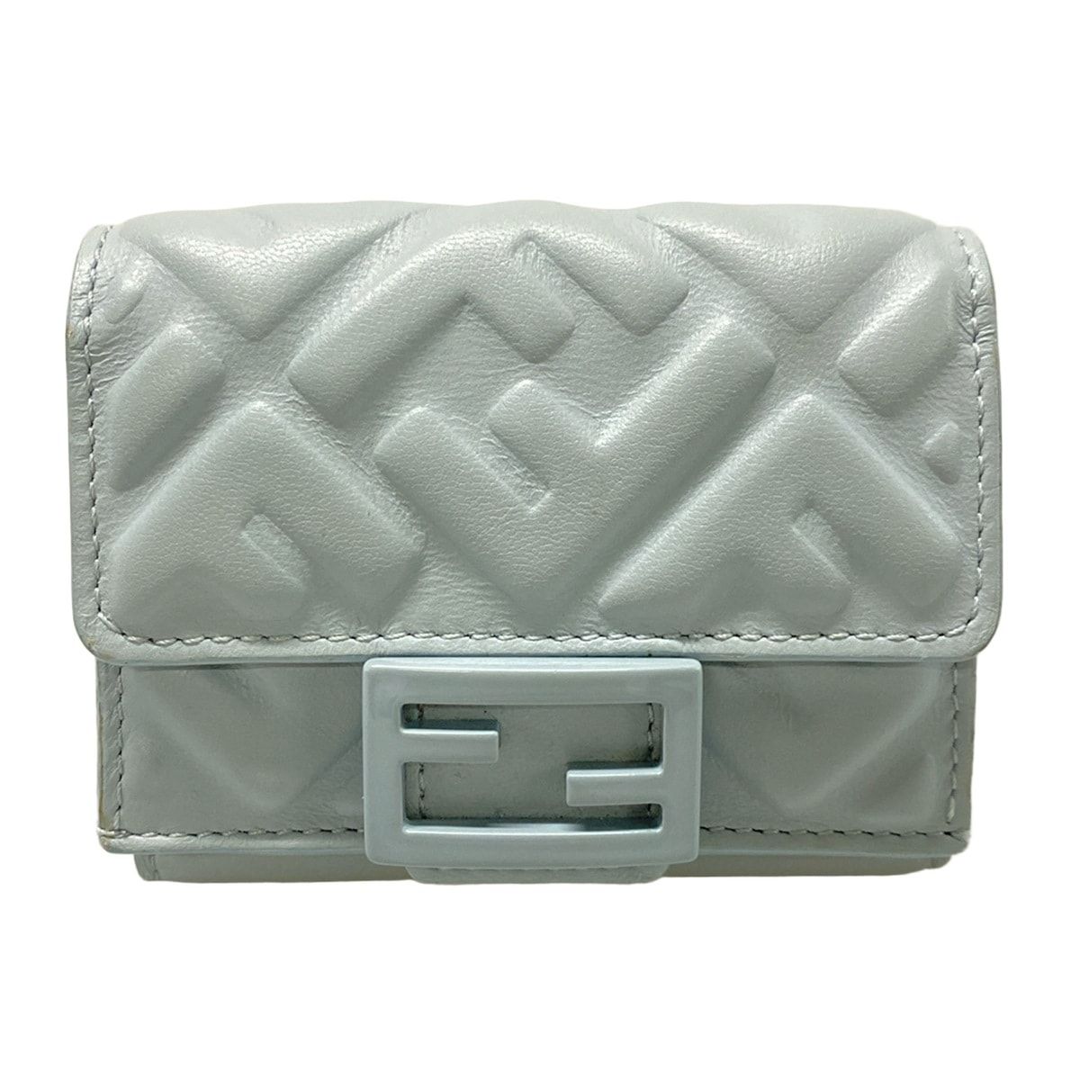 FENDI(フェンディ) 3つ折り財布 バゲット,マイクロ トリフォールド 