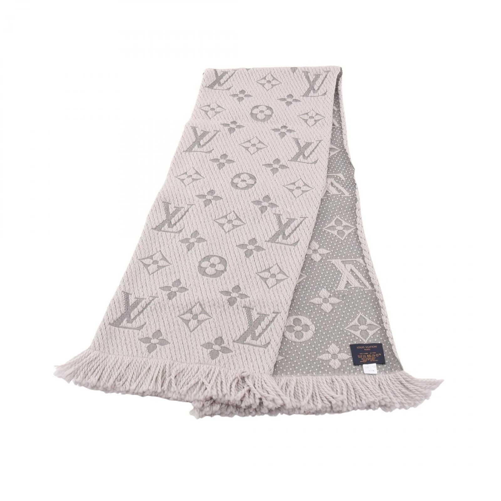 ルイ・ヴィトン LOUIS VUITTON マフラー エシャルプ ロゴマニア 