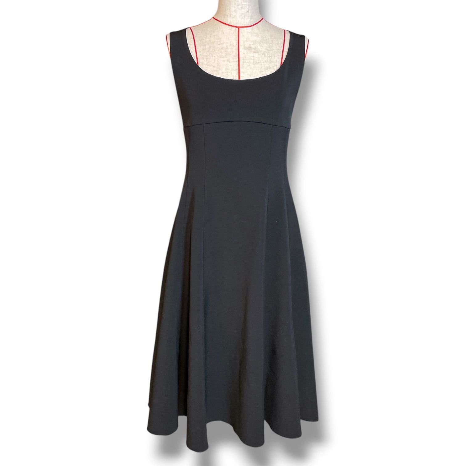 FOXEY NEW YORK フォクシーニューヨーク ノースリーブワンピース ひざ 