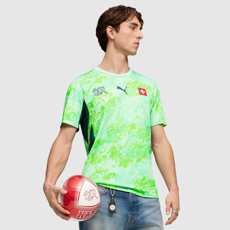 【送料無料・匿名配送】PUMA プーマ スイス代表 2026 公式 アウェイ シャツ シーグラス 新品 正規品