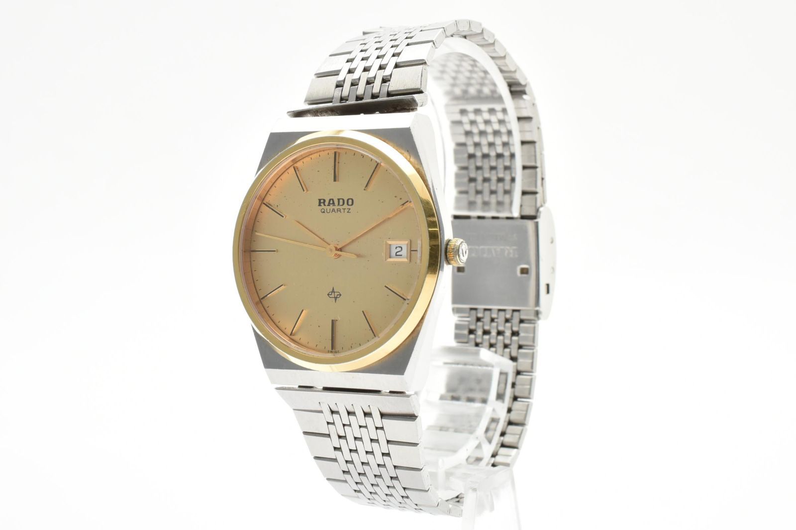 ラドー RADO 腕時計 107.9515.4 メンズ クォーツ ゴールドカラー 
