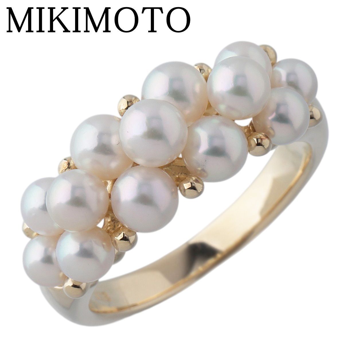 ミキモトベビーパール MIKIMOTO ベビーパールリング K18YG 11号 ミキモト k18 MIKIMOTO